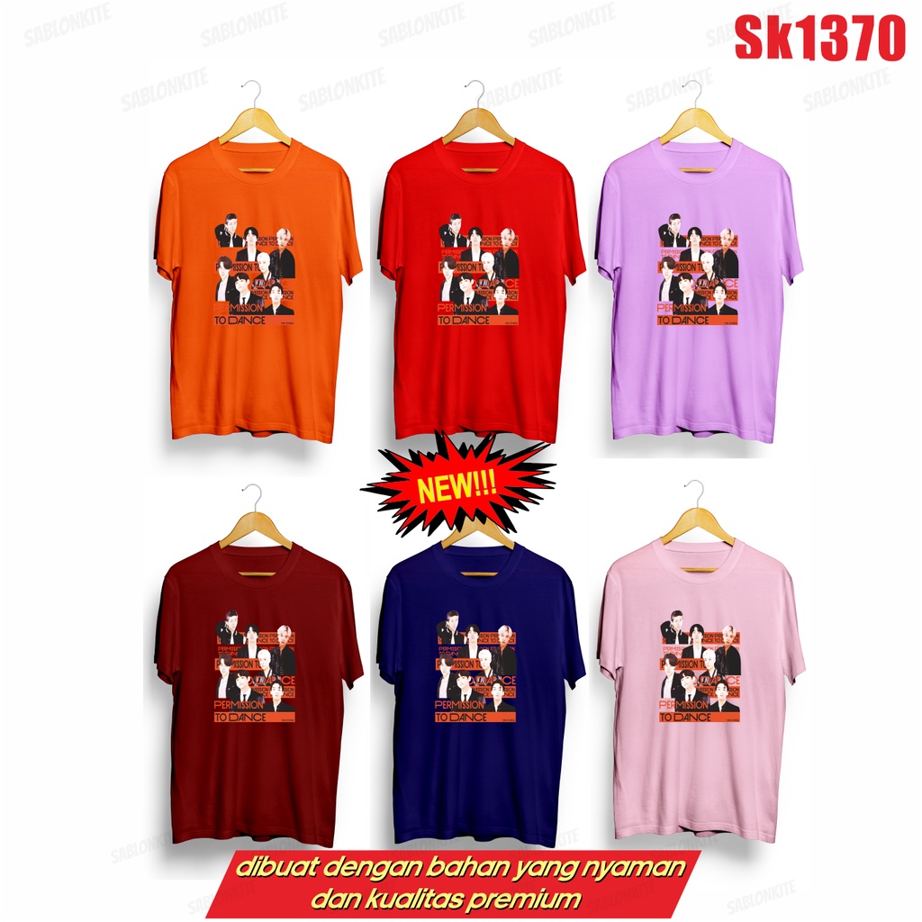 MURAH!!! KAOS KPOP RM PERMISSION TO DANCE ON STAGE SK1370 UNISEX