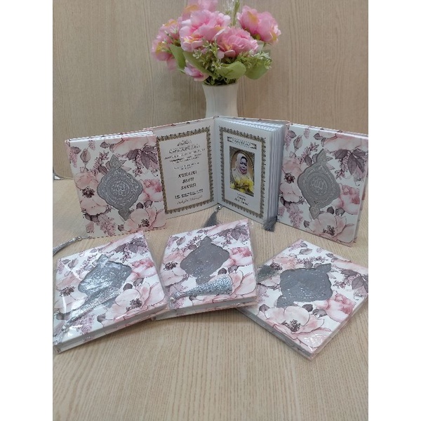 Souvenir Yasin cover custom/7 hari mengenang/40 hari meninggal/100 hari
