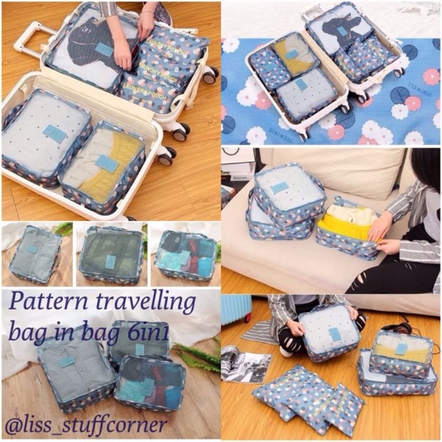 PATTERN DINIWEL TRAVELLING 6in1 Pouch