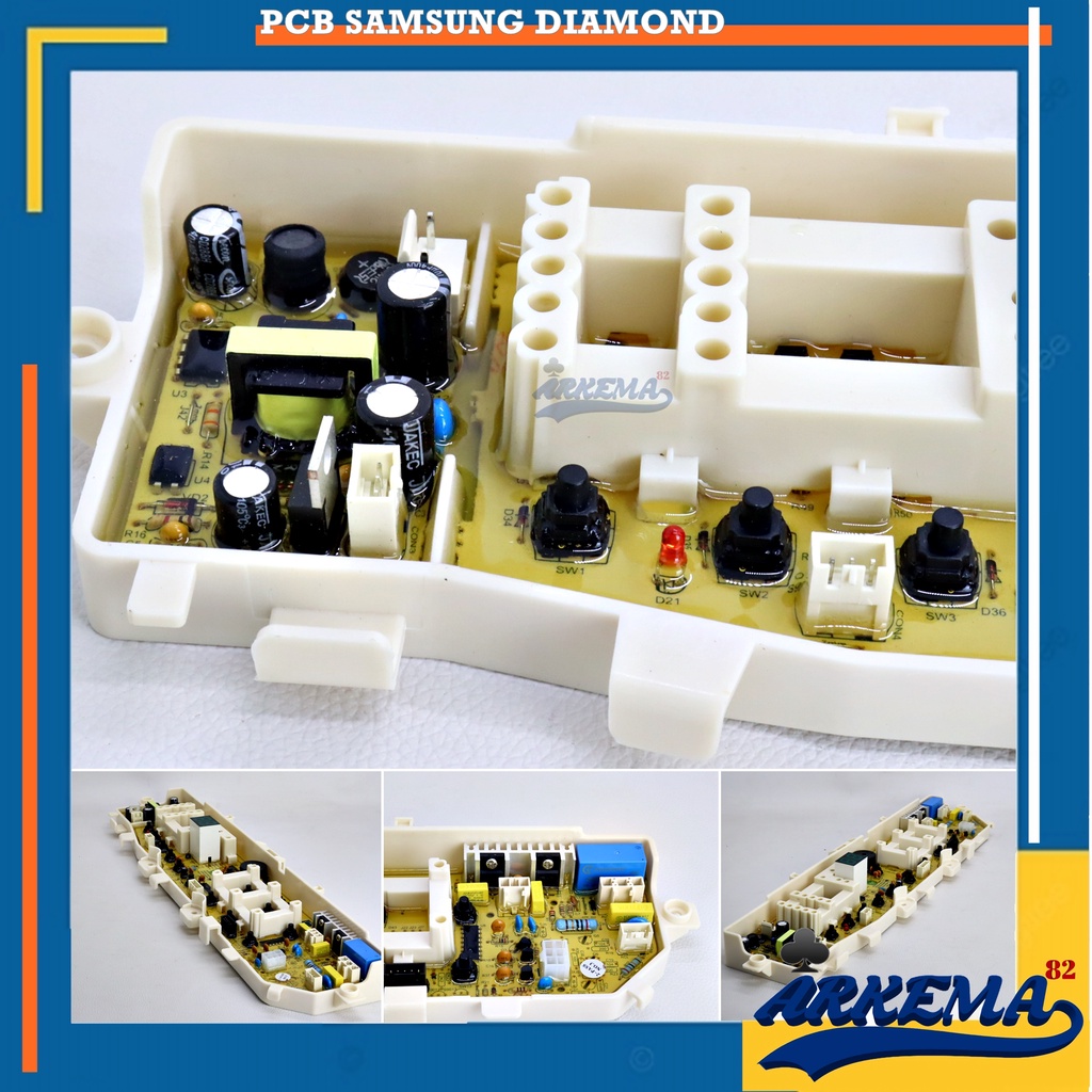 MODUL PCB MESIN CUCI SAMSUNG DIAMOND / MODUL PCB MESIN CUCI SAMSUNG WA70H4000 / WA80H4000 / WA85H4400 / DC92-01681G