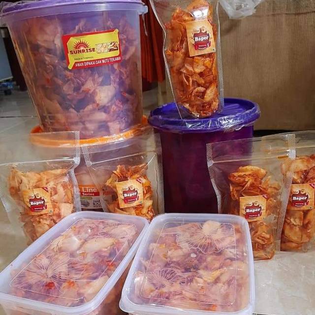 

Keripik singkong baper 150gr