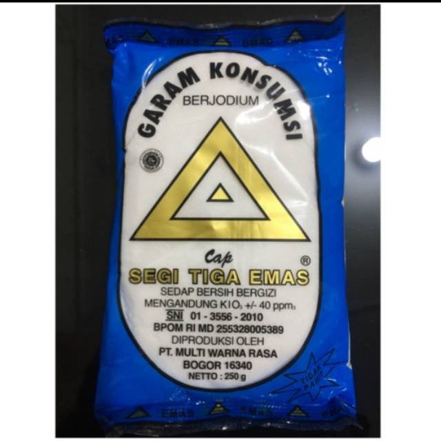 

Garam beryodium segitiga emas 250gr