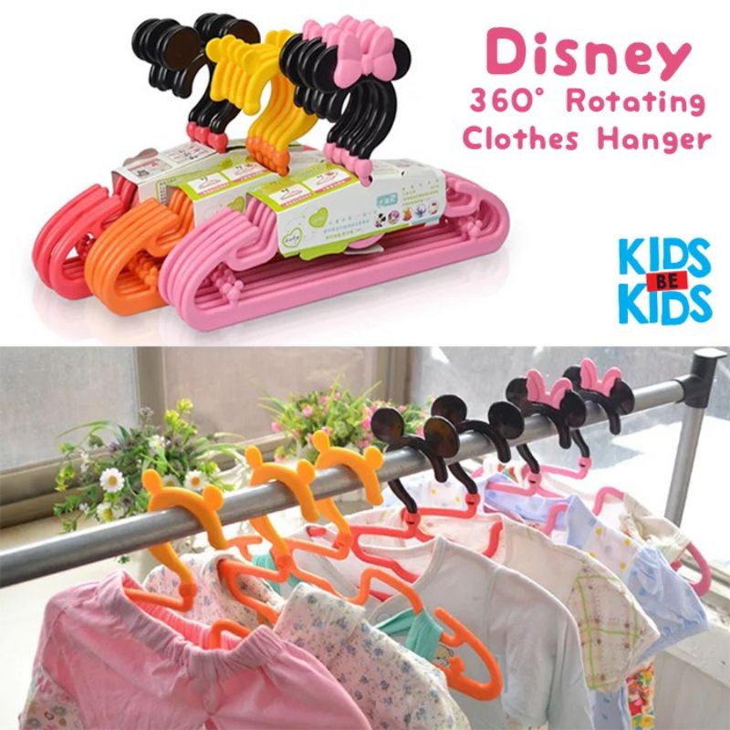 HBD041 Gantungan Baju Anak Cartoon Disney Hanger Baju Celana Anak