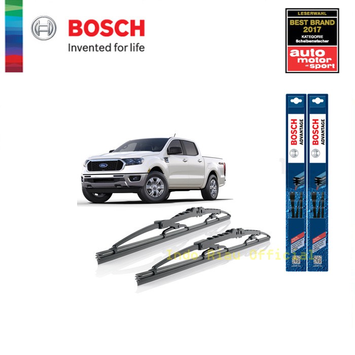 Ju   al Wiper Frame Advantage 18&18 inch Ford Ranger Asli Original Bosch