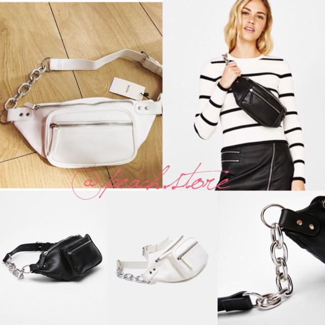 Bershka Belt Bag with Chain