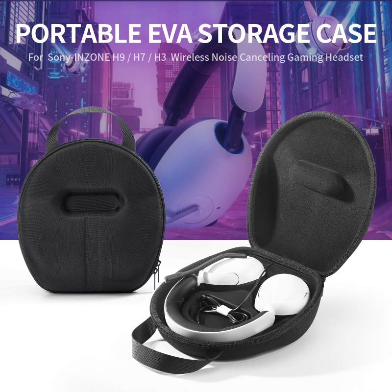 Gro Mini Travel Carry Untuk Case Cover Anti Jatuh Pouch Untuk INZONE H3/H7/H9 Kepala Gaming