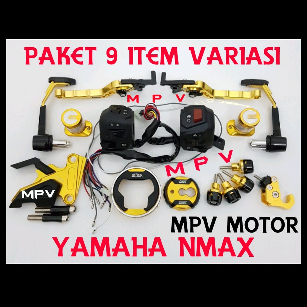 Paket Saklar Nmax Model Pulsar-9 Item Variasi