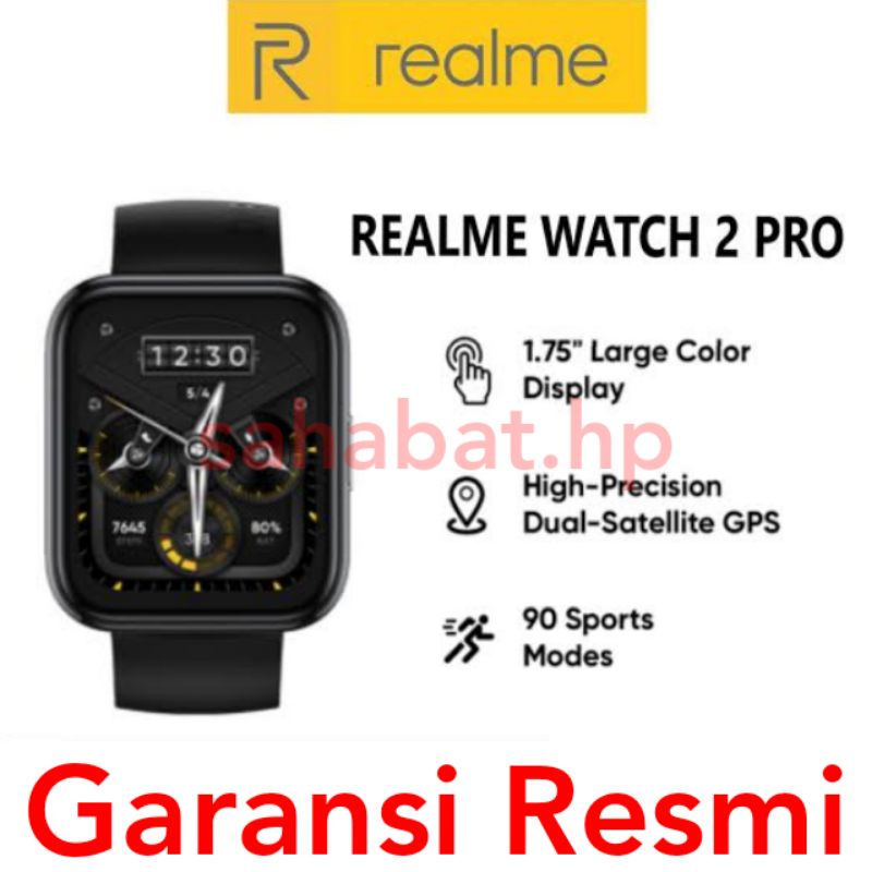 Realme Watch 2 PRO SpO2 Monitor Garansi Resmi Real Me 2Pro Realmi Watch2 Jam Smartwatch