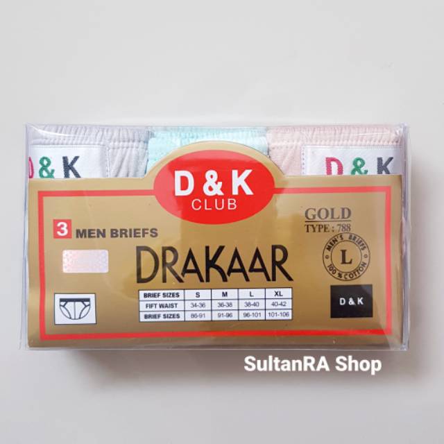 Celana Dalam Drakaar isi 3 Pcs Celana Dalam Pria Dewasa DRAKAAR CD