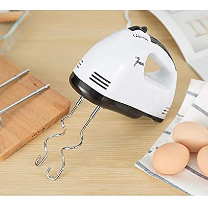 Hand Mixer 7 Speed - Kocokan Adonan Telur 7 Speeds Elektrik Serbaguna - Alat Kocok Kue Tangan