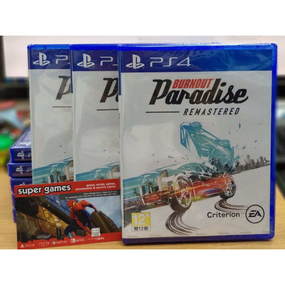 Jual PS4   Burnout Paradise Remastered Murah