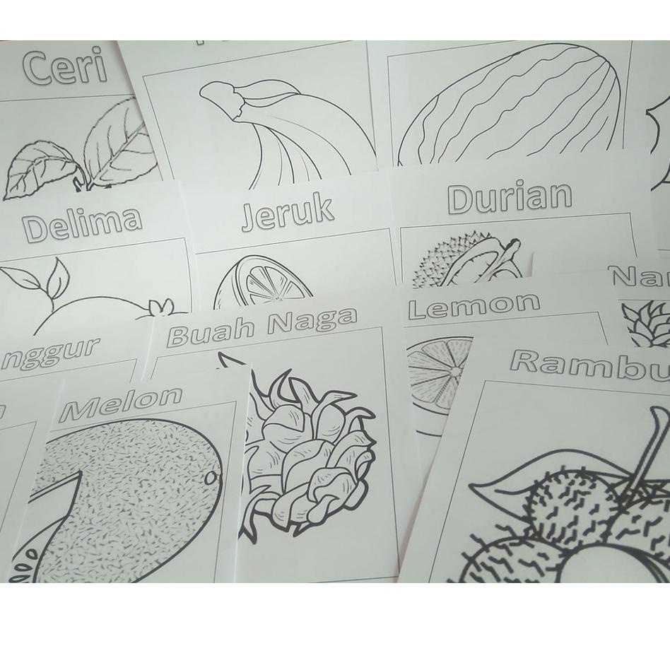 

Koleksi Terbaru.. PAKET Mewarnai Campur Hewan dan Buah isi 46 lembar