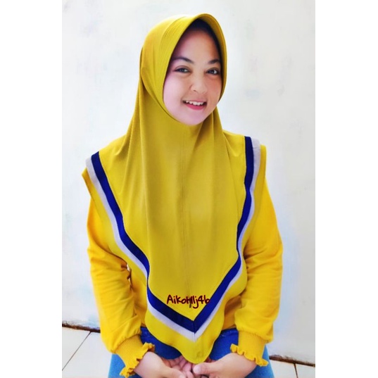 Hijab instan Khimar pelangi kerudung instan jilbab