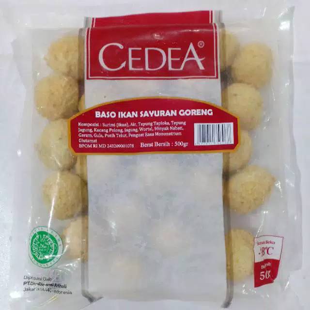 

CEDEA baso ikan sayuran goreng 500gr