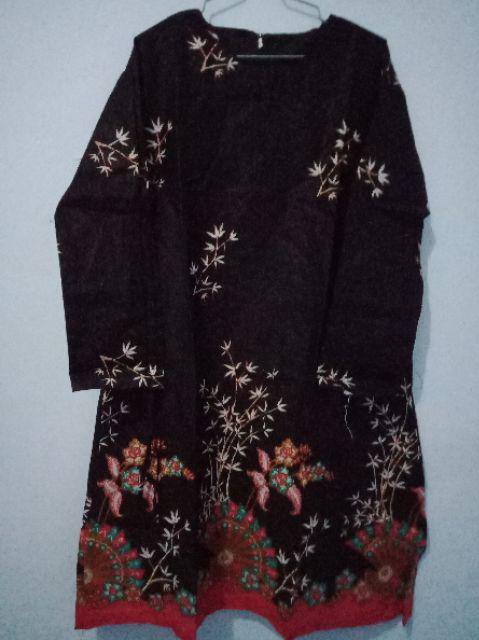 Couple Kipas Hitam Batik Pekalongan