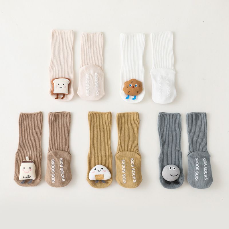 (pimenova) Kaos kaki boneka bayi dan anak  import  Premium motif food lucu