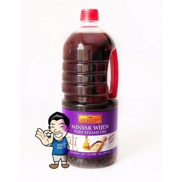 

[[BISA COD]] Lee Kum Kee Pure Sesame Oil- Bumbu Minyak Wijen 1750ml KOMPLIT Kode 80