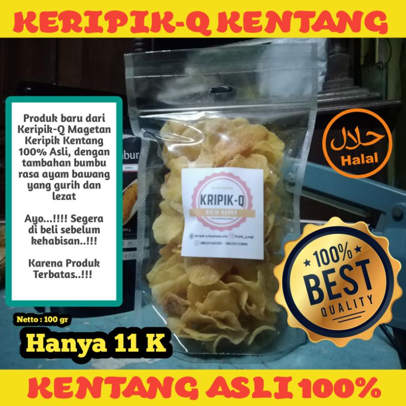 

Keripik Kentang Keripik-Q 100gr