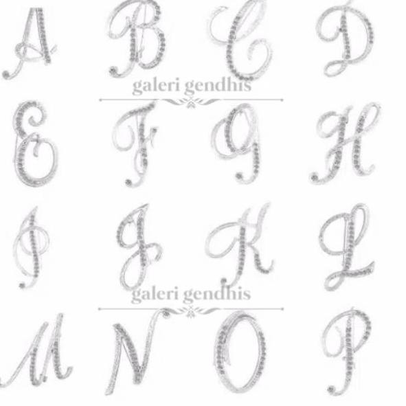 ↚ Bros Huruf Alfabet A - P - Bros Inisial - Tanpa Box Plastik せ