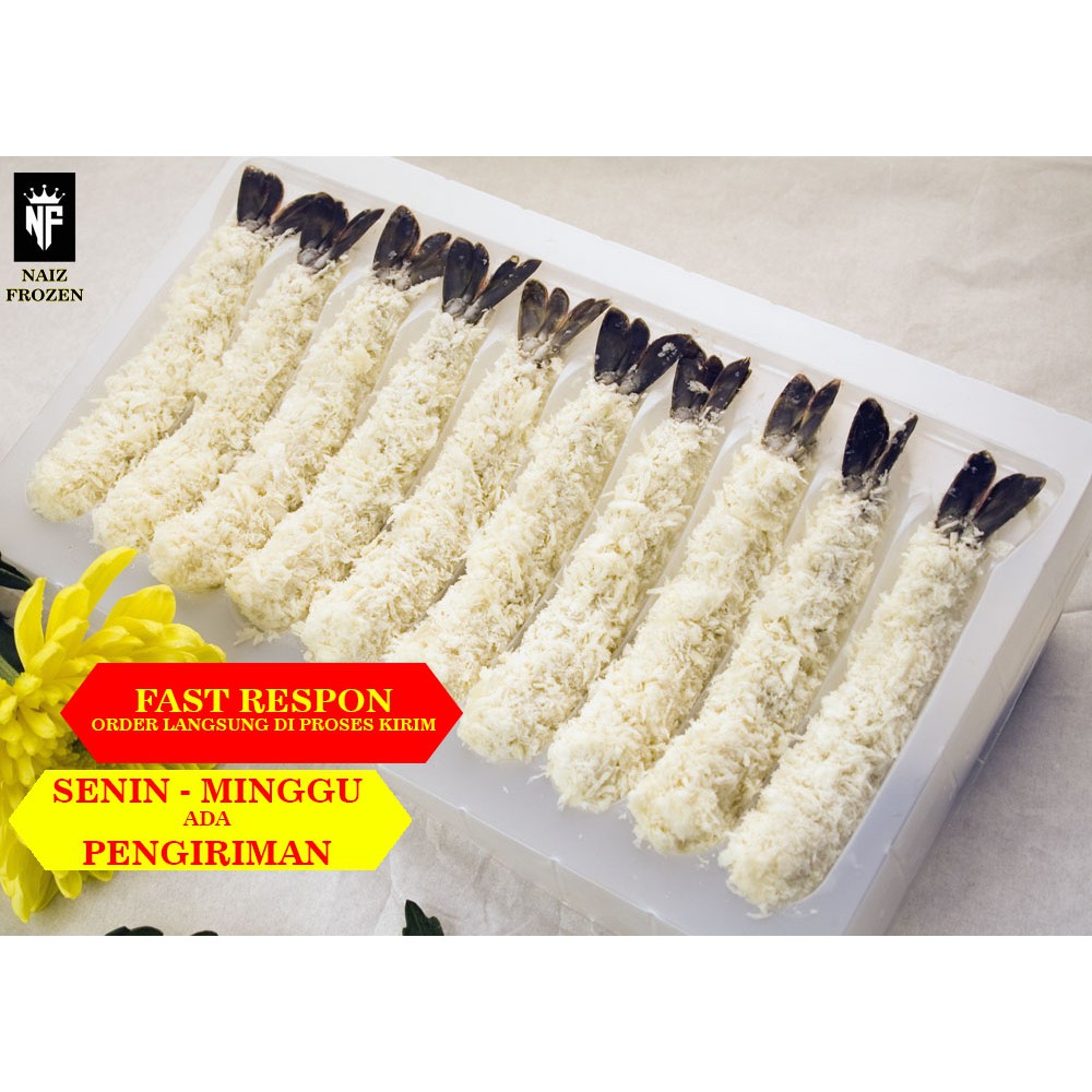 

EBI FURAI 12 PCS / UDANG TEPUNG / FROZEN FOOD