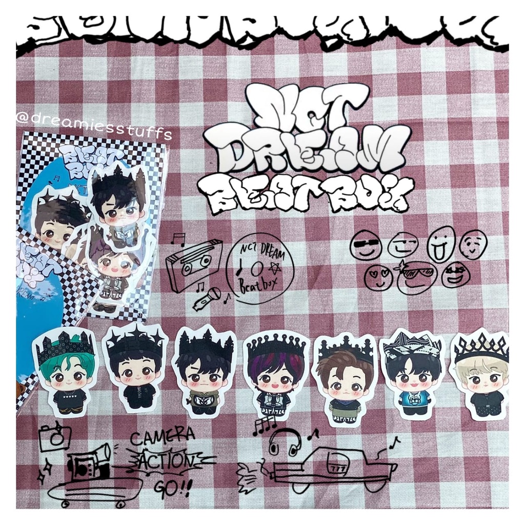 

STICKER PACK NCT DREAM BEATBOX FANMADE