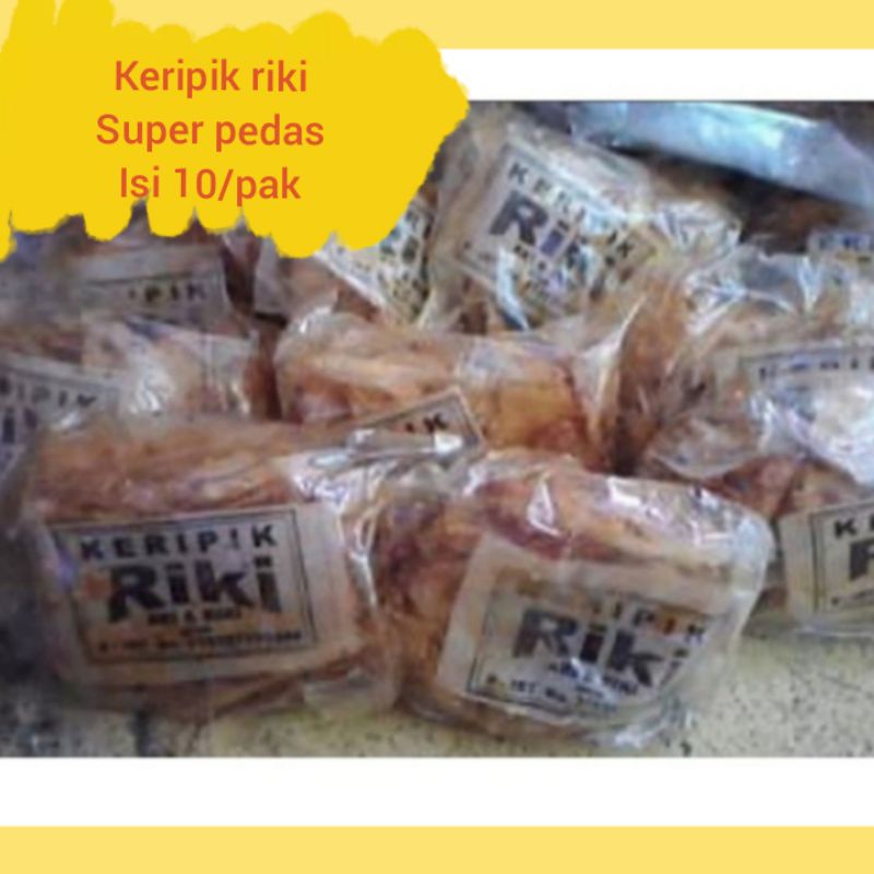 

Keripik Singkong Super Pedas Riki Bungkus imut isi 10/pak