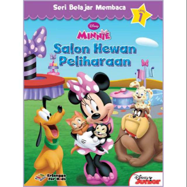 ERLANGGA FOR KIDS - MINNIE MOUSE: SALON HEWAN PELIHARAAN - HF
