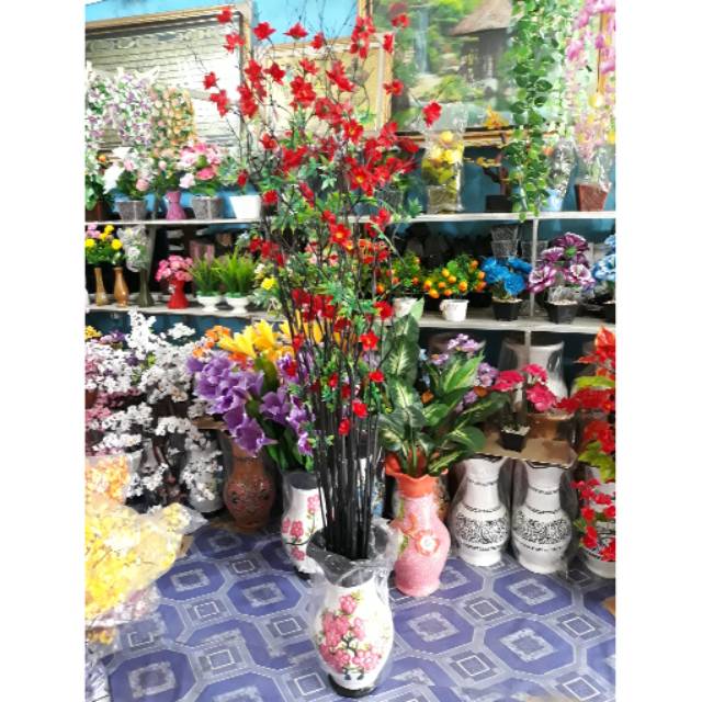 Bambu Ulir Bunga Bambu Bunga Artifisial Bunga Anyelir-2