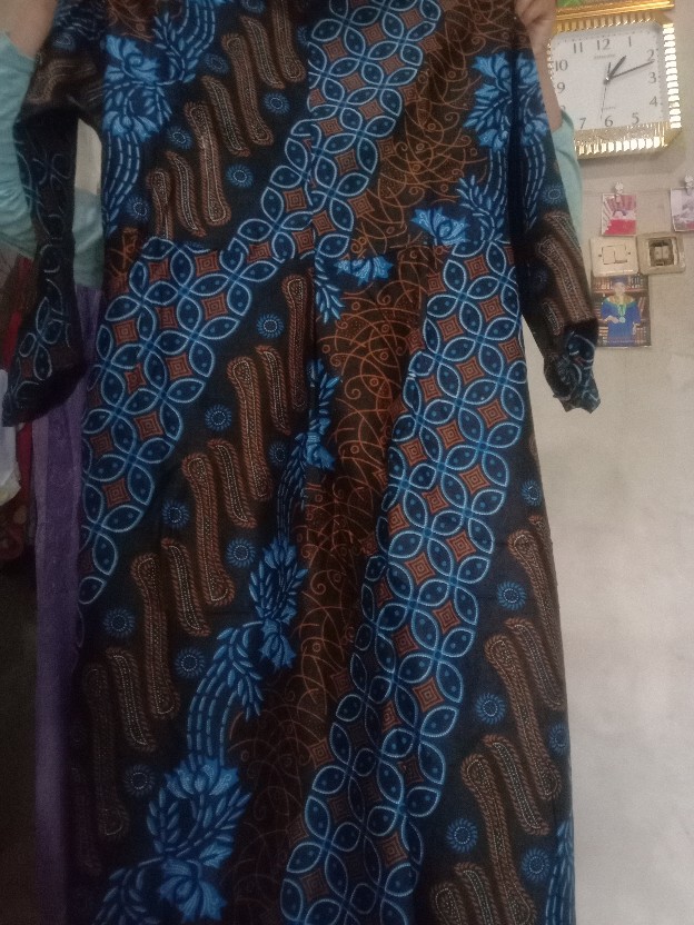 Batik Couple Keluarga Sania Ruffle Ori Ndoro Jowi Dnt Mataram