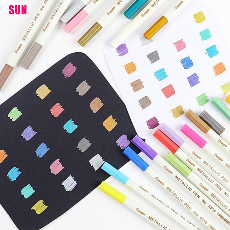 [BF]20 colors Premium Acrylic Pens Marker Pens Paint Pen Write on Stones Glass