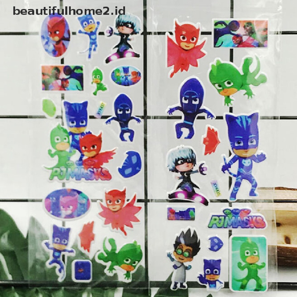 (Beautifulhome2) Buku Literatur Klasik Bahasa MandarinId 5 Lembar / Set Stiker Kartun Pj Mask Diy Bahan Pvc Untuk Hadiah