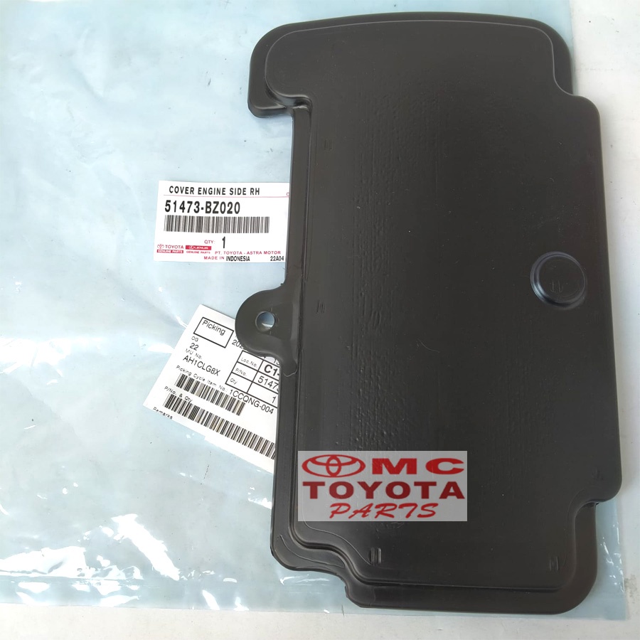 Tutup Cover Deck Dek Bawah Mesin Engine Kanan Avanza Xenia 51473-BZ020