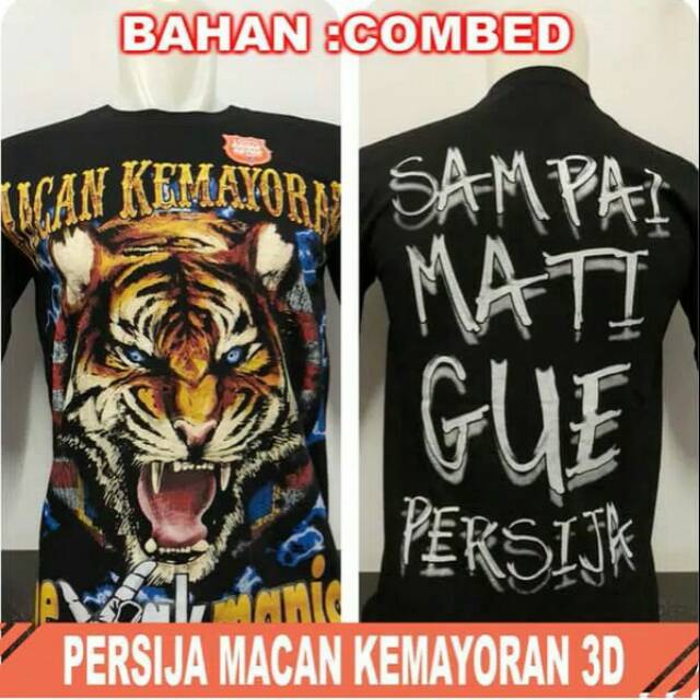 P kaos baju bola lokal indonesia PERSIJA MACAN  KEMAYORAN