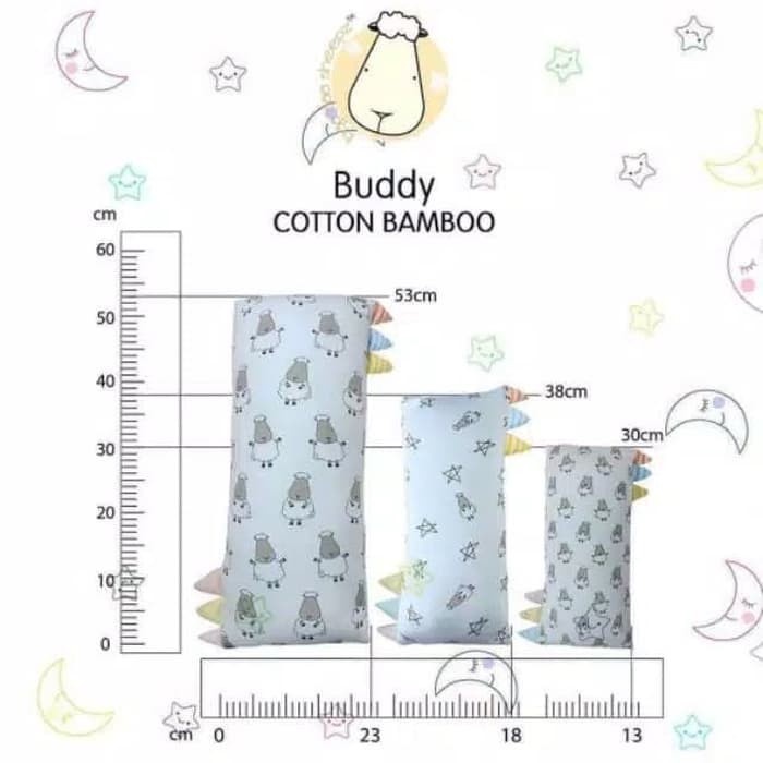 BaaBaaSheepz Buddy Cotton Bamboo Medium 18X38cm