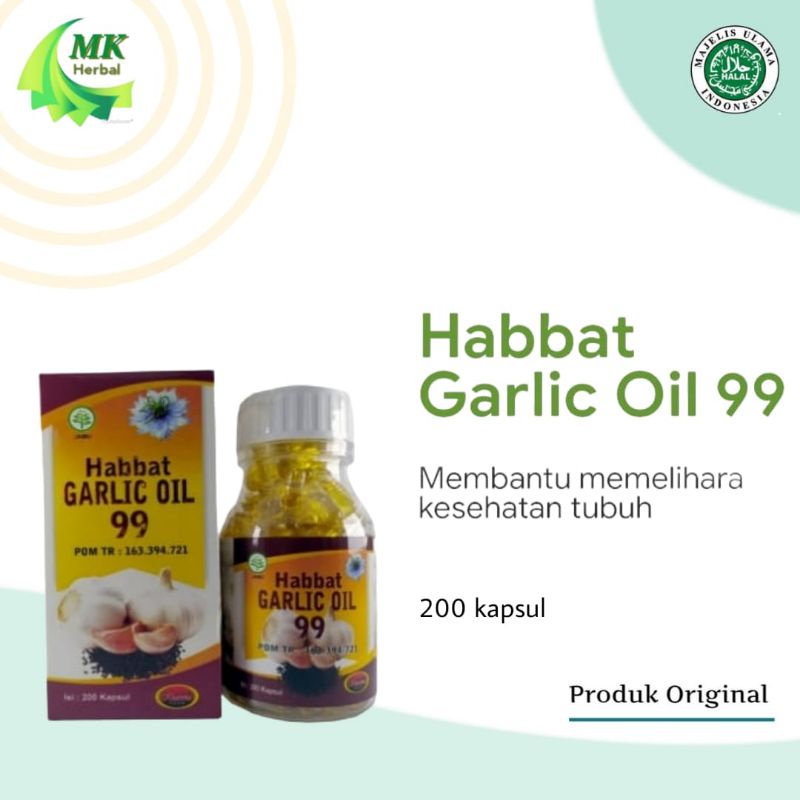 

Habbat Garlic Oil 99 200 Kapsul