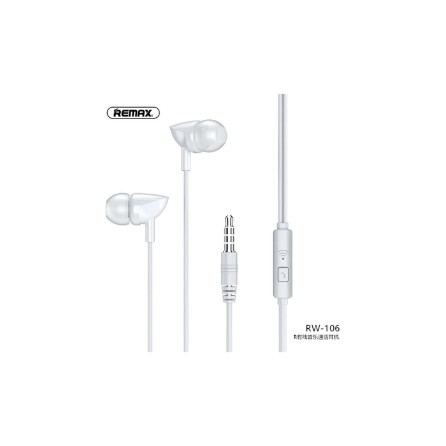 Remax Wired Earphone For Music And Call RW-106