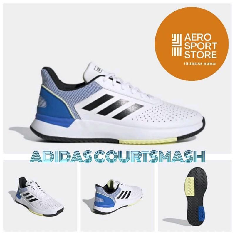 [ SEPATU TENIS LAPANGAN ADIDAS COURT SMASH ]