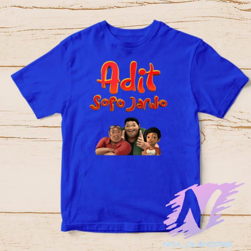 baju Adit sopo Jarwo kaos anak adit solo dan Jarwo cinema series tv