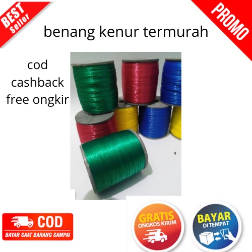 PROMO BENANG KENUR 2000 YARD BENANG LAYANGAN KENUR LAYANG LAYANG COD MURAH