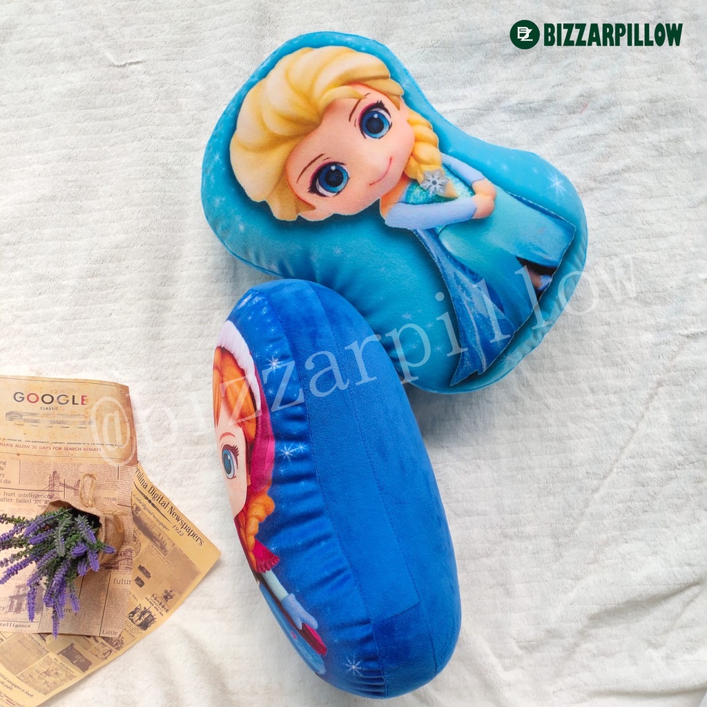 Bizzarpillow Bantal Kapsul Elsa Anna Anna BZ130