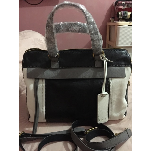 Fossil molly satchel black multi