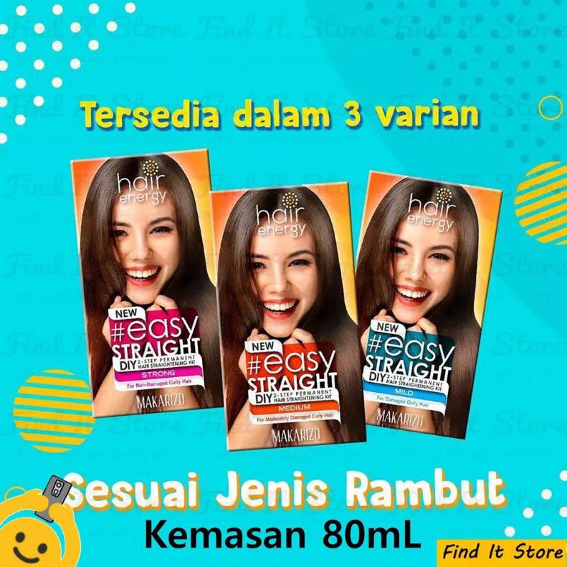 Makarizo Easy Straight Smoothing Sachet 80 ml