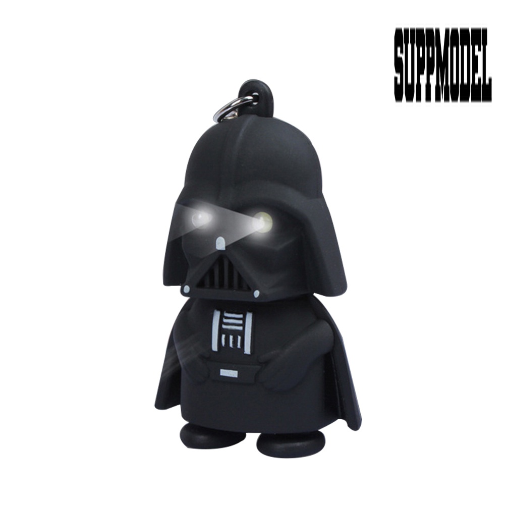 Suppmodel Gantungan Kunci Star Wars Darth Vader Dengan Lampu LED + Suara