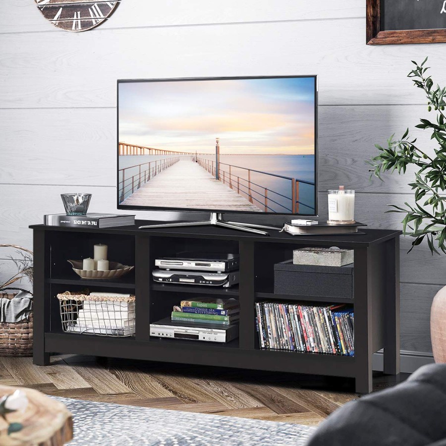Meja TV Bufet Tv Minimalis Kayu Solid Rak TV Model Korea Terbaru