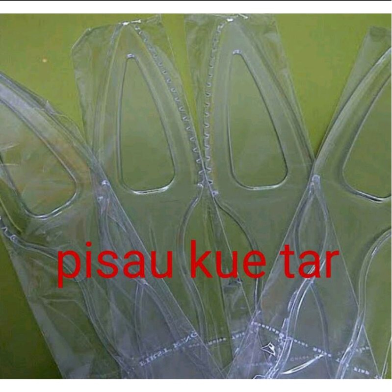 Pisau kue tart tar bening martabak cake ultah ulang tahun bolu brownies nikah murah