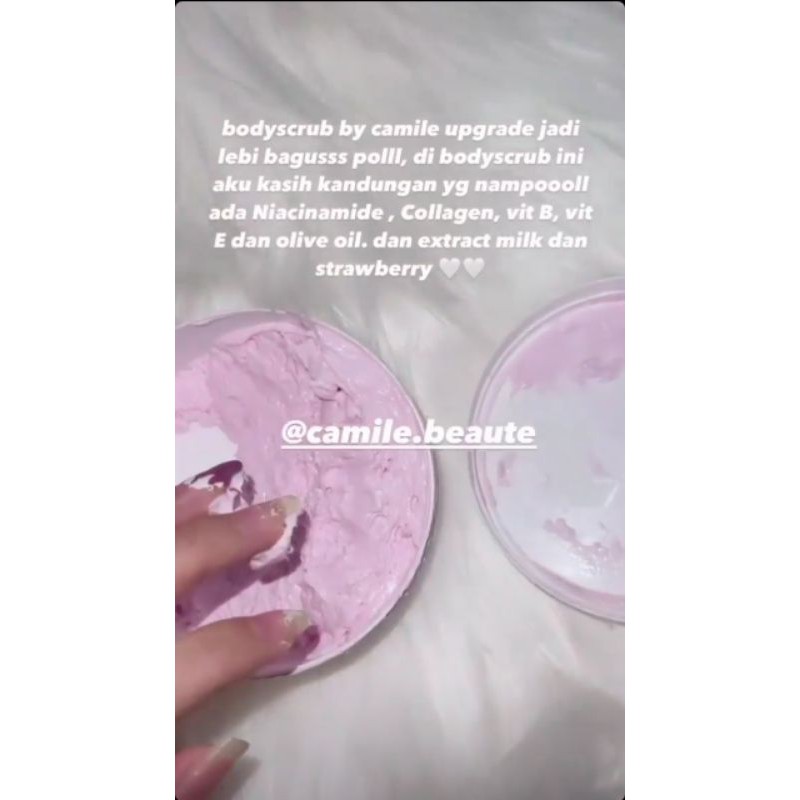 BODY SCRUB CAMILLE BEAUTY 250gr BPOM-4