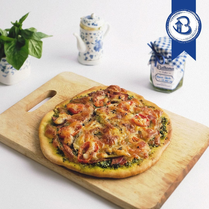 

Ready- Belhoma Homemade Rustic Pesto Sauce - Bumbu Masak