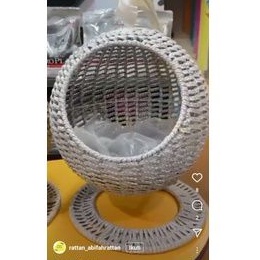 Ayunan Kucing Rotan Sintetis/Tempat Tidur Kucing