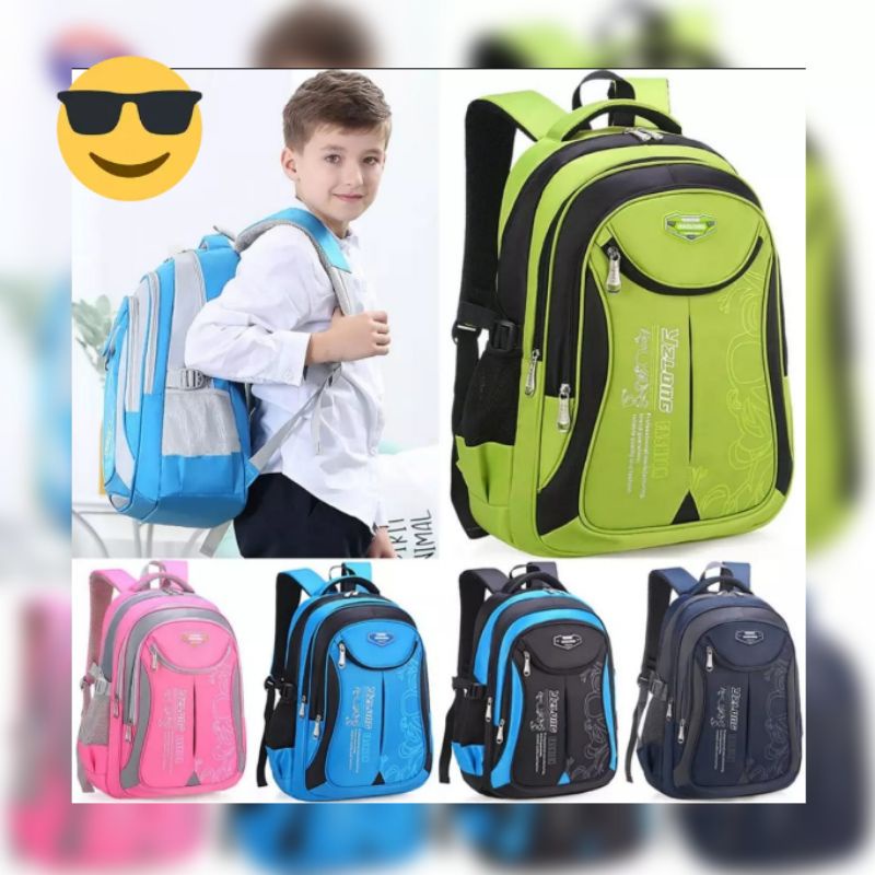 Tas Ransel Pria Wanita Tas Sekolah SD SMP SMA Tas Punggung Backpack Sport