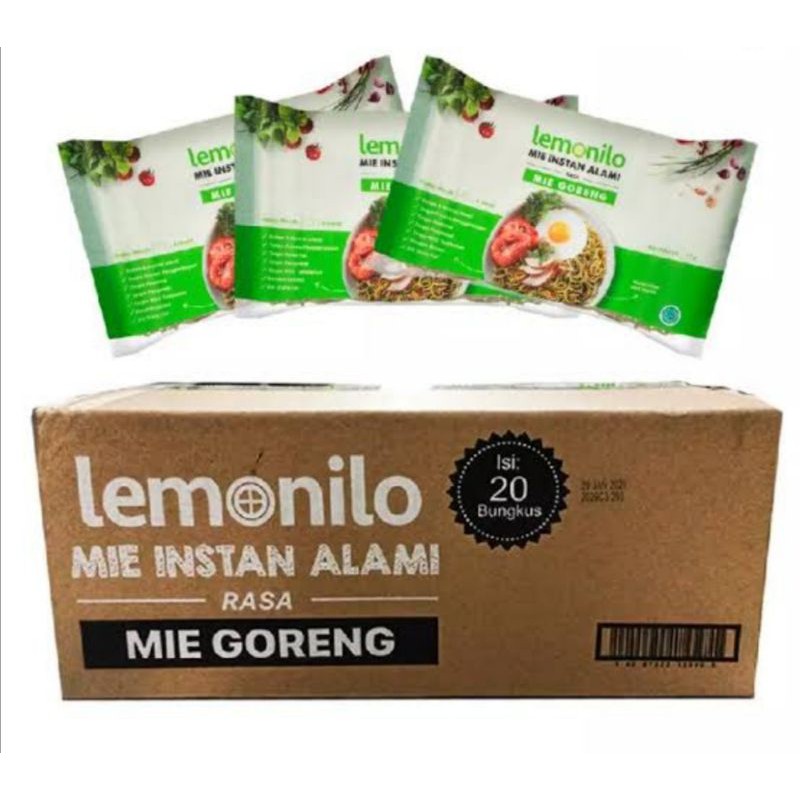 

Lemonilo Mie Goreng 1karton isi 20 Instan Sehat termurah